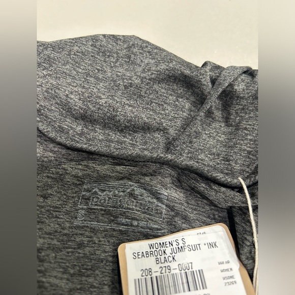 Patagonia Women’s S Small Seabrook Jumpsuit Ink Black NWT Romper - Picture 4 of 15